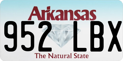 AR license plate 952LBX