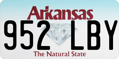 AR license plate 952LBY