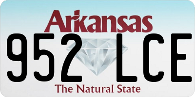 AR license plate 952LCE