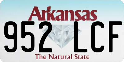 AR license plate 952LCF