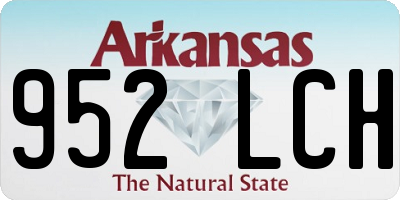 AR license plate 952LCH