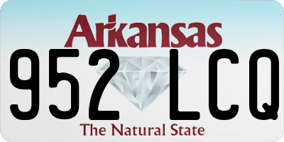 AR license plate 952LCQ