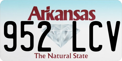 AR license plate 952LCV