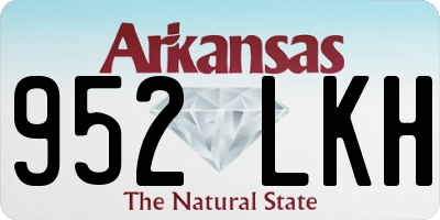 AR license plate 952LKH