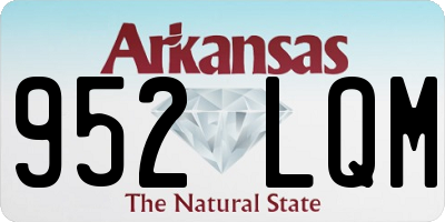 AR license plate 952LQM