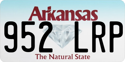 AR license plate 952LRP