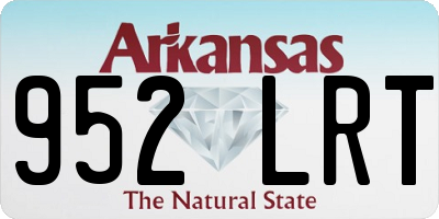 AR license plate 952LRT