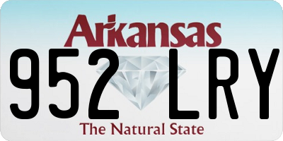 AR license plate 952LRY
