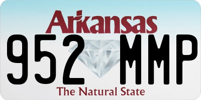 AR license plate 952MMP