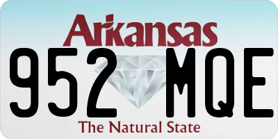 AR license plate 952MQE