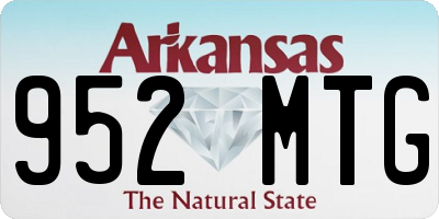 AR license plate 952MTG
