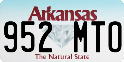 AR license plate 952MTO