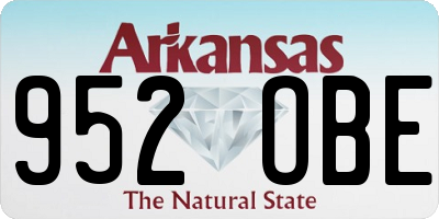 AR license plate 952OBE