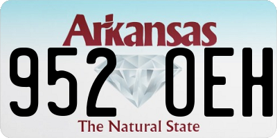AR license plate 952OEH
