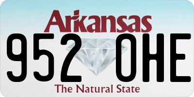 AR license plate 952OHE