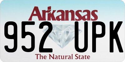 AR license plate 952UPK