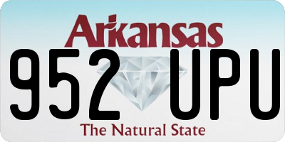 AR license plate 952UPU