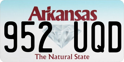 AR license plate 952UQD