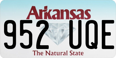 AR license plate 952UQE