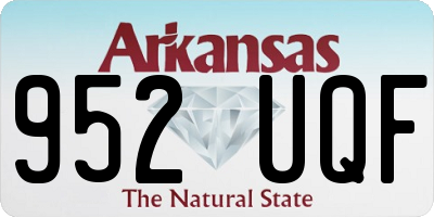 AR license plate 952UQF