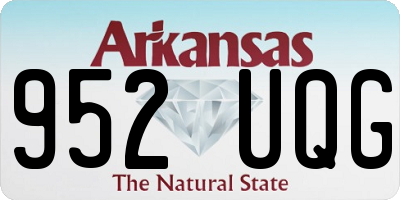 AR license plate 952UQG