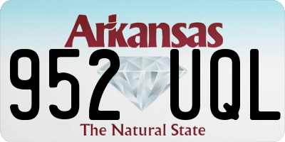 AR license plate 952UQL