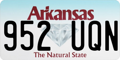 AR license plate 952UQN