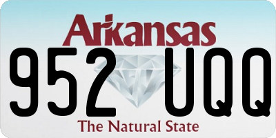 AR license plate 952UQQ