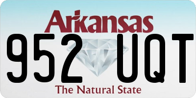 AR license plate 952UQT