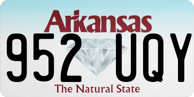 AR license plate 952UQY