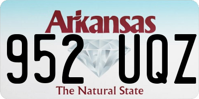 AR license plate 952UQZ