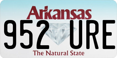 AR license plate 952URE