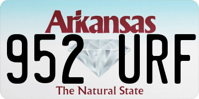 AR license plate 952URF