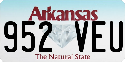 AR license plate 952VEU