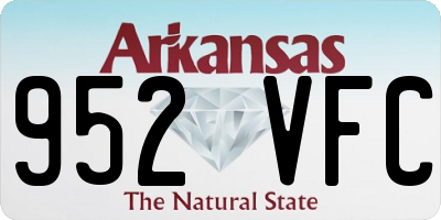 AR license plate 952VFC