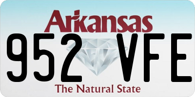 AR license plate 952VFE