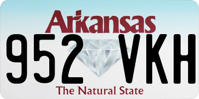 AR license plate 952VKH