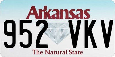 AR license plate 952VKV