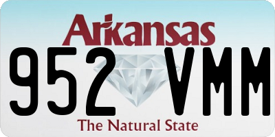 AR license plate 952VMM