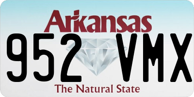 AR license plate 952VMX