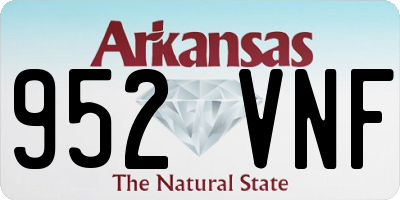 AR license plate 952VNF