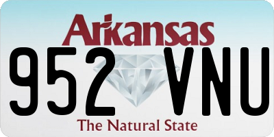AR license plate 952VNU
