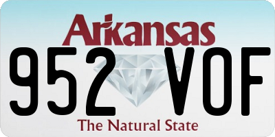 AR license plate 952VOF