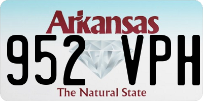 AR license plate 952VPH