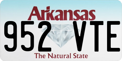 AR license plate 952VTE