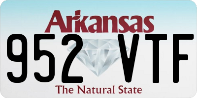 AR license plate 952VTF