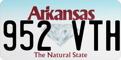 AR license plate 952VTH