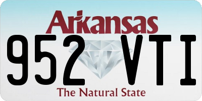 AR license plate 952VTI
