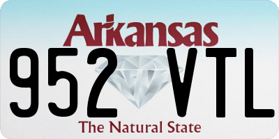 AR license plate 952VTL