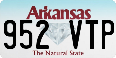 AR license plate 952VTP